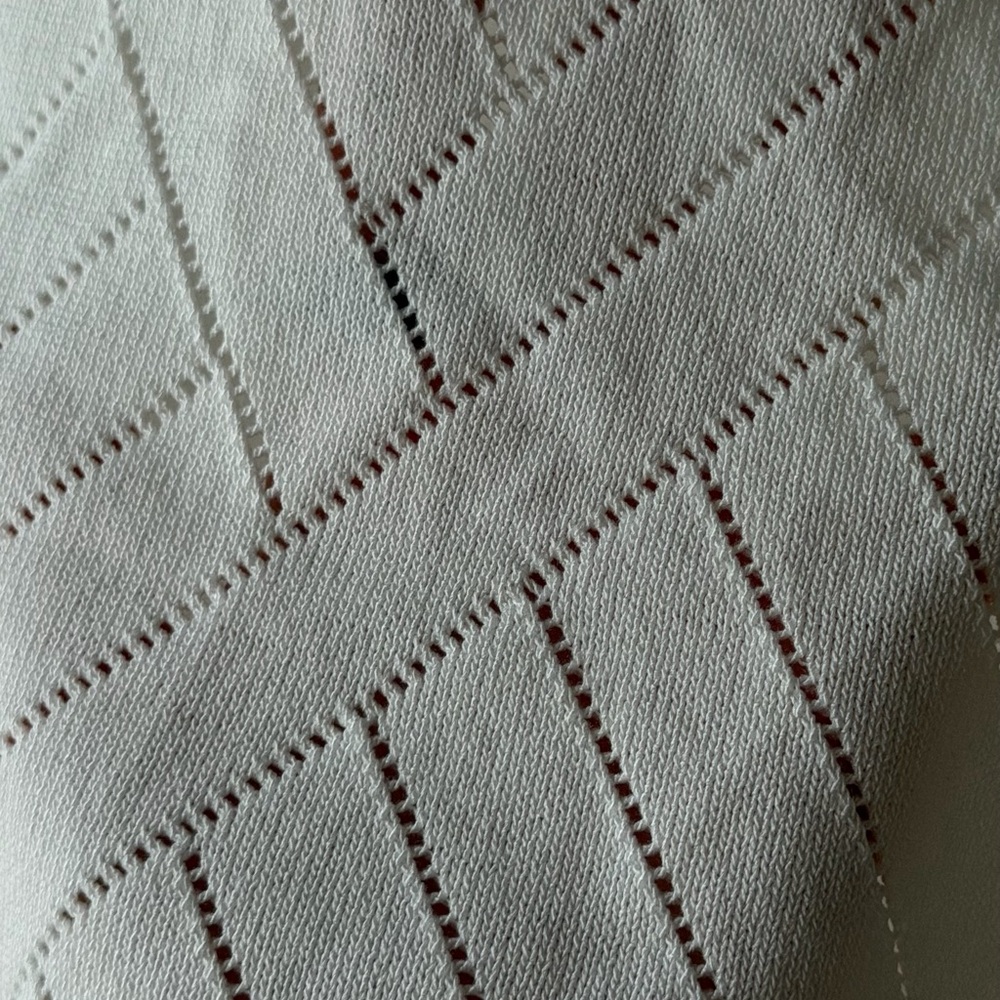 Balmain Paris Sleeveless White Knit Top with Gold Side Button Detail - Picture 3 of 3